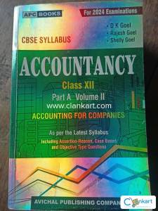 CBSE DK GOEL Accounts Book Class 12 Part A Vol. 2