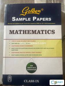 CBSE Golden Maths Sample papers for class IX