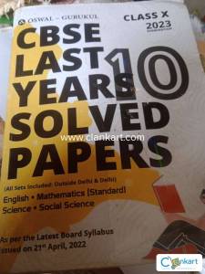 CBSE LAST YEAR SOLVED PAPERS CLASS 10