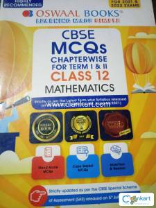 CBSE MCQS CLASS 12 MATHEMATICS