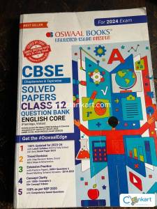 CBSE OSWAAL SOLVED PAPER AND QUESTION BANK CLASS 12 English