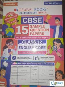 CBSE Oswaal sample paper ENGLISH class 12