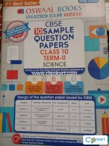CBSE Oswal 10 Sample Question Papers for class 10 Science