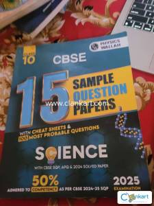 CBSE PW science ( class 10th )15 sample question paper