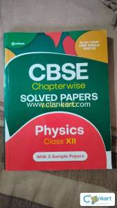 CBSE Physics Chapterwise Solved Papers Class 12th for 2023 Exam