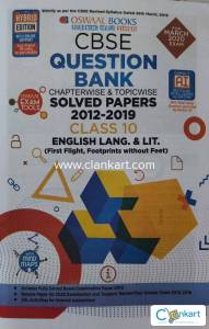 CBSE QUESTION BANK CLASS 10 ENGLISH  CHAPTER WISE AND TOPIC WISE