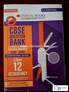 CBSE Question Bank for Class 12 Accountancy (2016-2025)