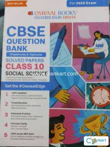 CBSE Question Bank for class 10 social science + solved papers