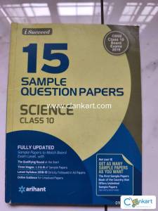 CBSE SCIENCE Class X 15 Sample Question Papers Board Exam