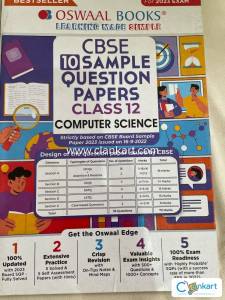 CBSE Sample Papers Class 12 Computer Science by Oswaal Books