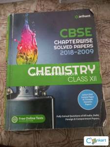 CBSE chapterwise Chemistry  solved papers for class 12 by Arihant