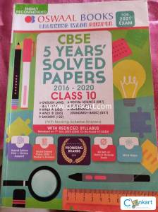CBSE class 10 five years solved papers 2016-2020