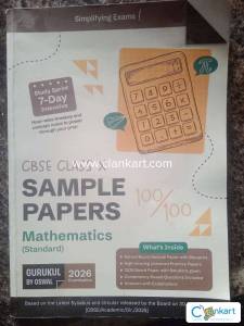 CBSE class 10 most recommended SAMPLE PAPERS for MATHS STANDARD