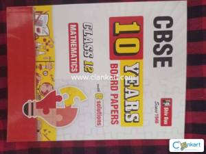 CBSE class 12 (XII) Maths 10 Years question paper