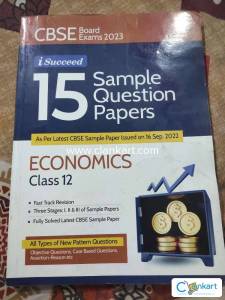 CBSE class 12th 2023 Arihant Economics Sample paper