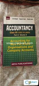 CBSE class 12th Accountancy book