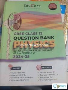 CBSE class 12th question bank physics educart