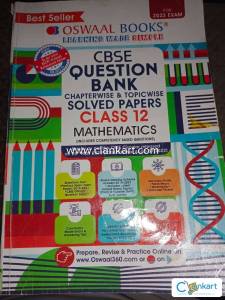 CBSE question bank solved papers of maths for class 12