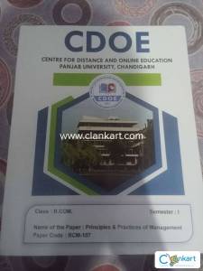 CDOE PRINCIPAL & PRACTICES OF MANAGEMENT