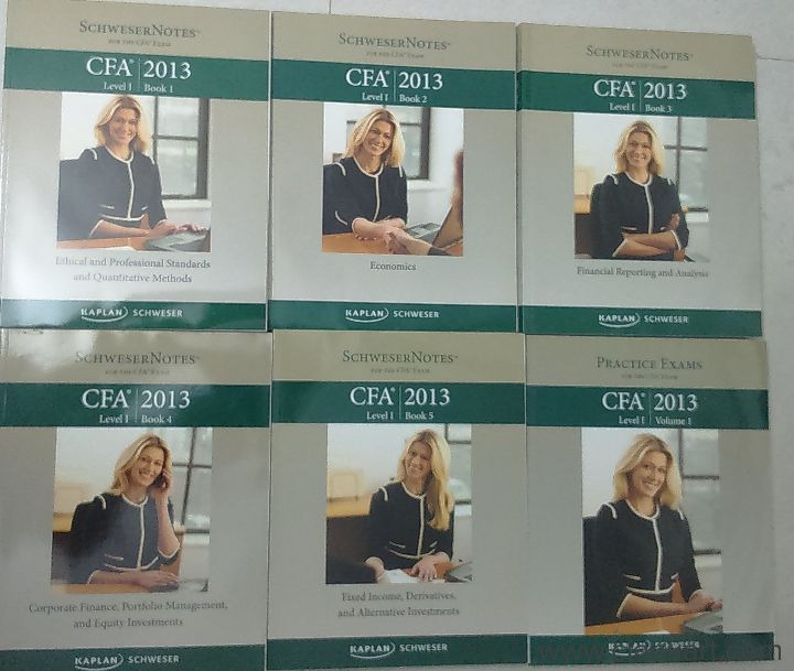 CFA Level-I -Kaplan Schweser Notes -2013 Publication-06 Volumes