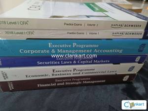 CFA Level 1 (L1) Books and practice exams prep by ICSI Executive Progr