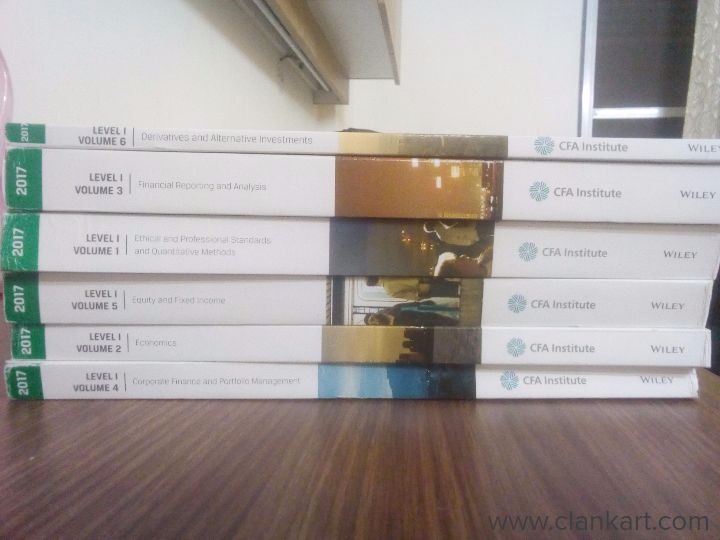 CFA level 1 unused original institute book set