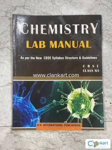 CHEMISTRY LAB MANUAL for class 12 by B.R. international Publishers