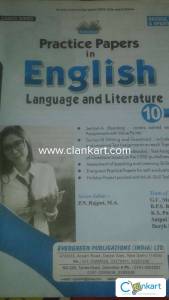 CLASS 10 EVERGREEN PRACTICE PAPERS IN ENGLISH LITERATURE AND LANGUAGE