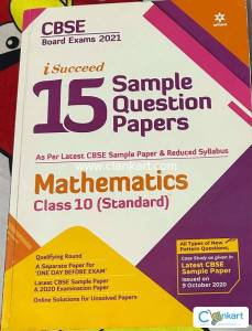 CLASS 10 MATHEAMTICS 15 SAMPLE QUESTION PAPERS