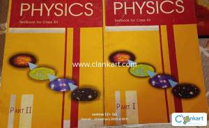 CLASS 12 AND PHYSICS PART I & II NCERT TEXTBOOk PAPERBACK