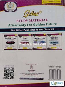 CLASS 12 GOLDEN MATHEMATICS STUDY MATERIAL BASED ON LATEST SYLLABUS