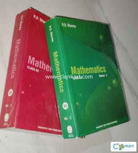 CLASS 12 R. D. SHARMA VOLUME 1 & VOLUME 2