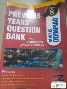 CLASS 8 SILVERZONE MATHS OLYMPIAD PREVIOUS YEARS QUESTION BANK