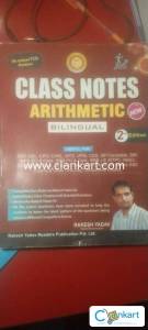 CLASS NOTES ARITHMETIC BILINGUAL BY RAKESH YADAV