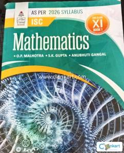 CLASS XI ISC MATHEMATICS TEXTBOOK OP MALHOTRA