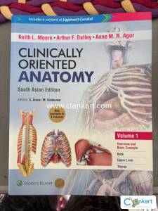 CLINICALLY ORIENTED ANATOMY VOLUME 1,2&3 By Keith L Moore