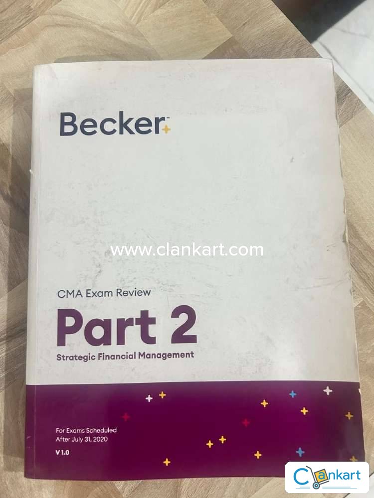 Buy 'Becker CMA Part 2: Strategic Financial Planning' Book In