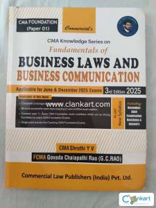 CMA FOUNDATION FUNDAMENTALS OF BUSINESS LAWS AND BUSINESS COMMUNICATIO