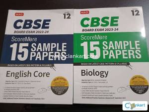 COMBO! MTG CBSE 15+15 board exam sample papers English and biology!
