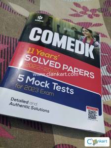 COMEDK, 11 YEAR'S SOLVER PAPERS  ARIHANT PUBLICATION