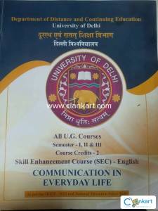 COMMUNICATION IN EVERYDAY LIFE 1st Year
