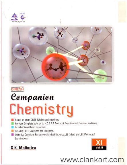 COMPANION CHEMISTRY XI In Two Volumes for class xi AT RS-800-