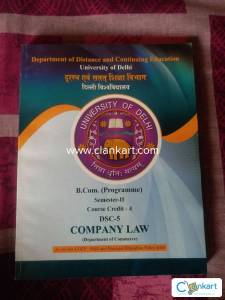 COMPANY LAW FOR DU SOL BCOM PROG. SEM-2