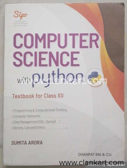 COMPUTER SCIENCE WITH PYTHON TEXTBOOK AND PRACTICAL BOOK FOR CLASS 12