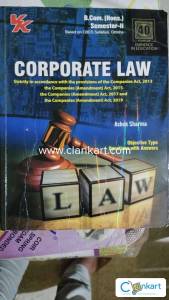 CORPORATE LAW for B.Com ( honours)