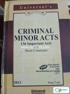 CRIMINAL MINOR ACTS