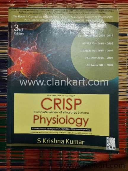 CRISP Physiology - Medical textbooks and Entrance Preparation books