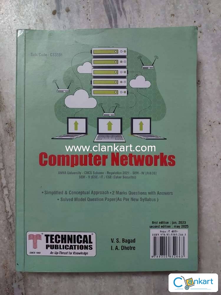CS3591 Computer Networks CSE IT CY AIDS Sem 4 5 AU R21 CBCS May 2025