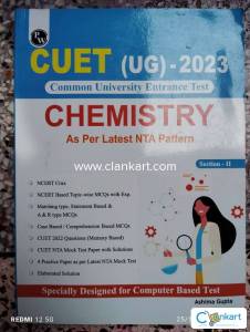 CUET (AS PER LATEST SYLLABUS)CLASS:12(CHEMISTRY)