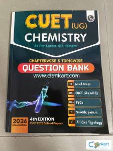 CUET (UG) chemistry PW 4th edition
